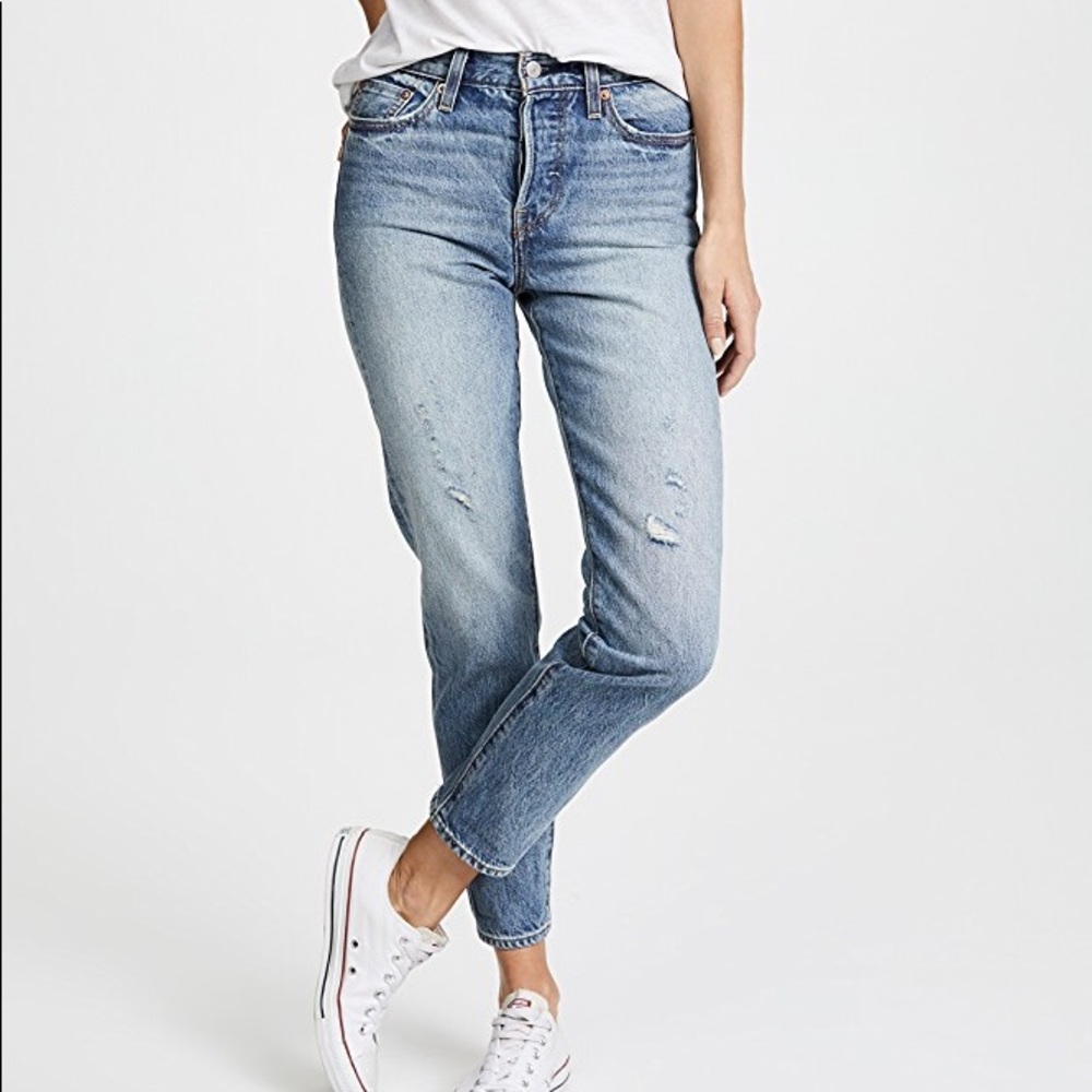 Levi’s Wedgie White Oak Selvedge Jeans, Foothills